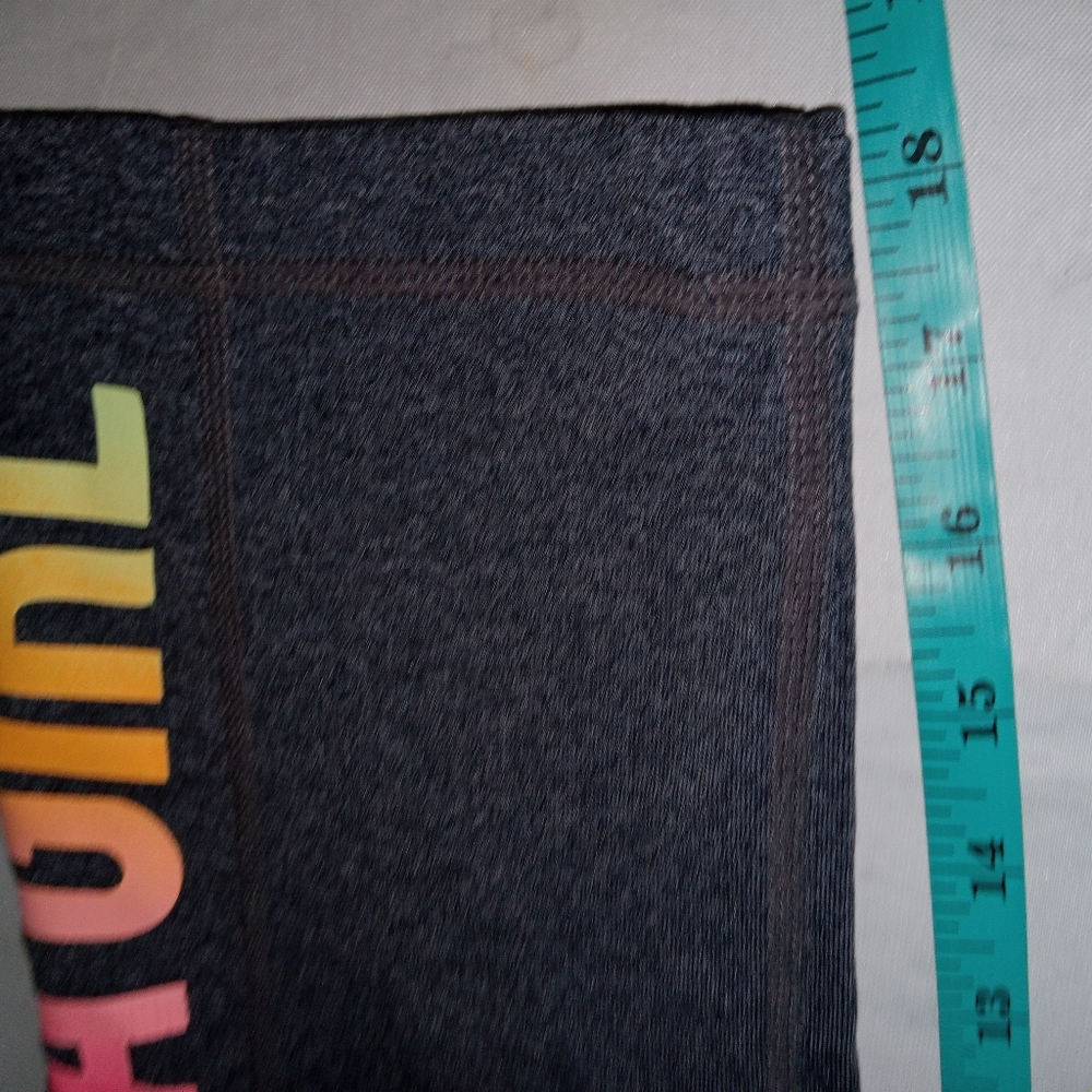Idealology Believe In Movement Gray Capri Leggings Medium - Picture 2 of 8